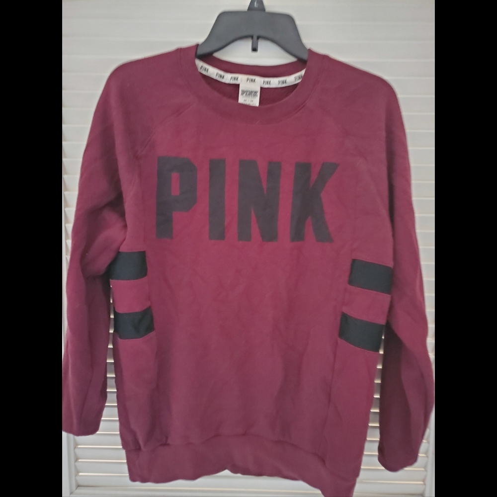 Victoria's Secret PINK Maroon Crew